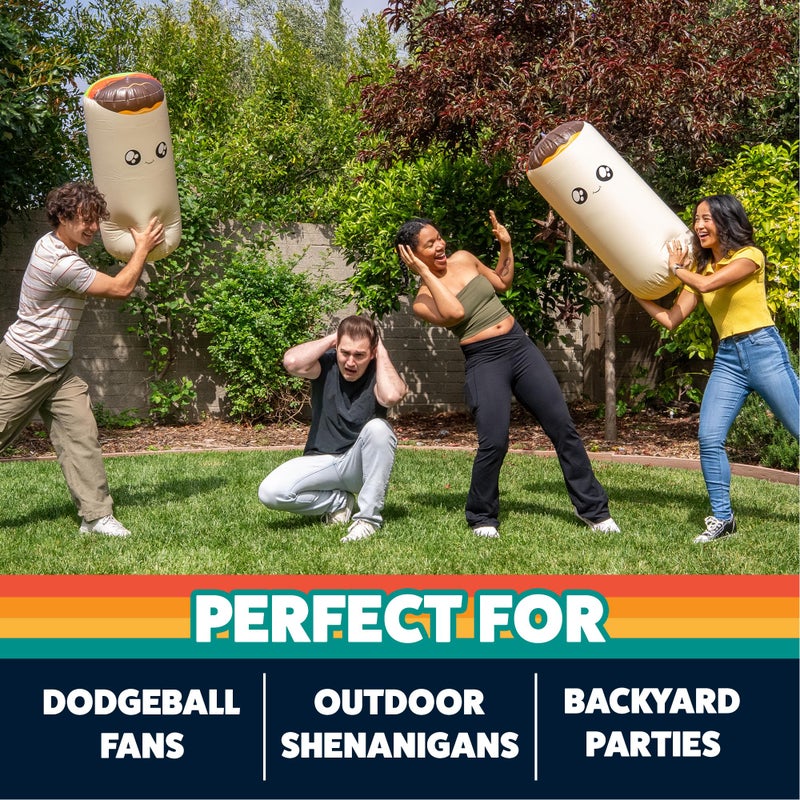 Exploding Kittens â€“ Throw Throw Burrito Extreme Outdoor Edition â€“ Giant Inflatable Dodgeball Card Game â€“ Play Outdoors, Backyard Events, Family Fun Outside for 2 to 6 Players Ages 7+ - Image 5